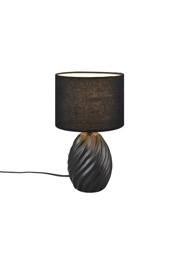 Svart Trio Lighting-sänglampa i fantastiskt snygg modell.