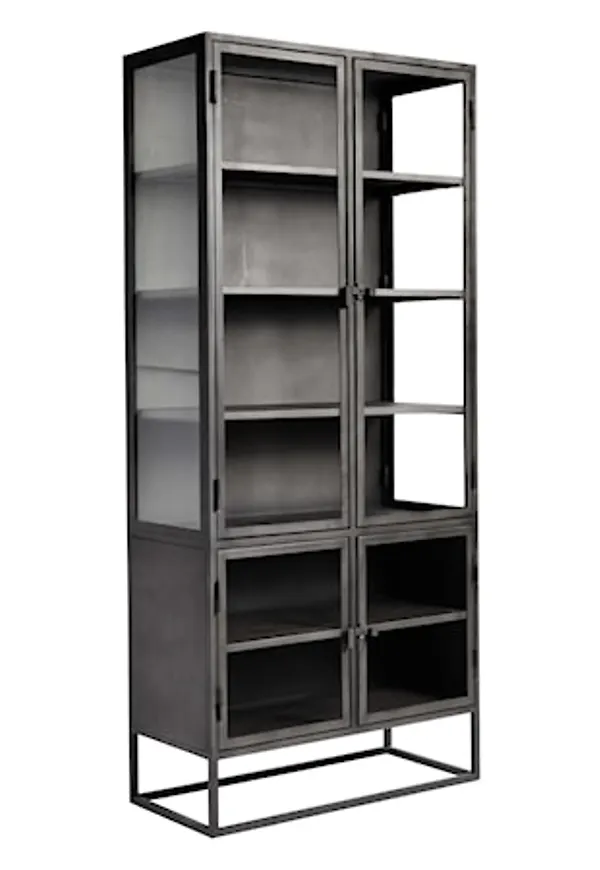 Svart Muubs-järnskåp i fantastiskt fin modell.