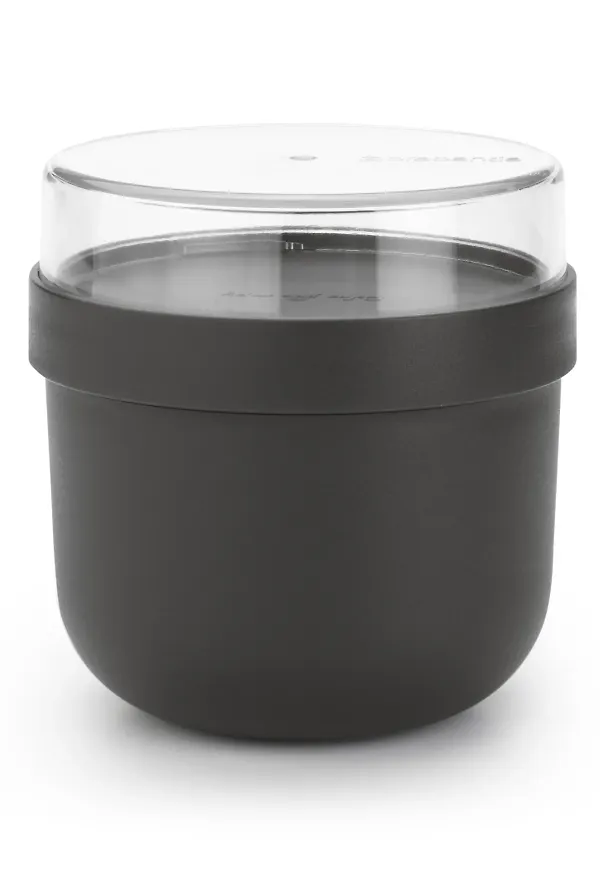 Grå Brabantia-frukostskål i exklusiv modell.