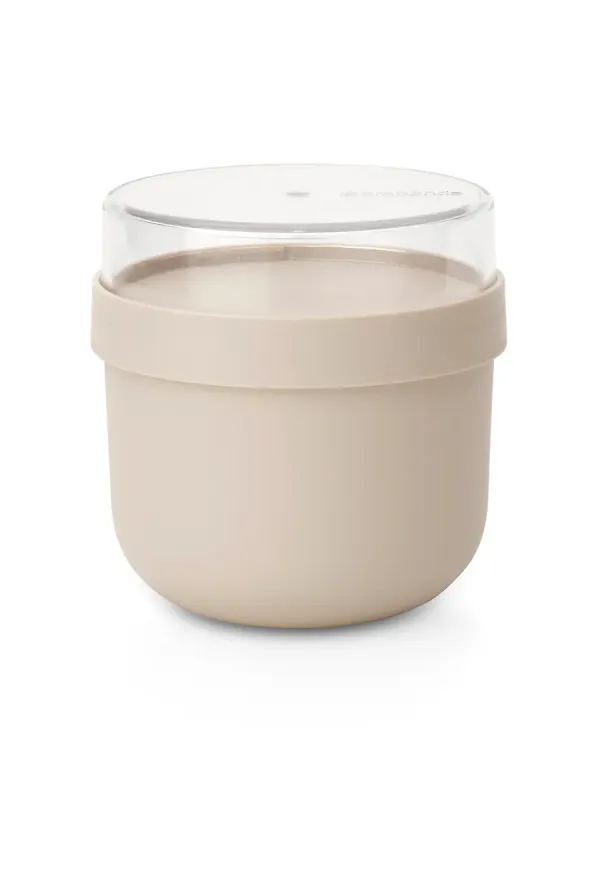 Beige Brabantia-frukostskål i fantastiskt fin modell.