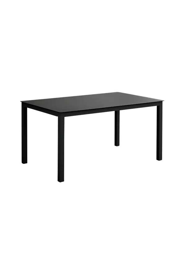 Riktigt fin brafab bord i svart färg gjord i aluminium.