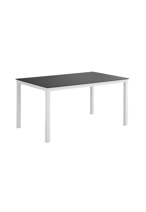 Vit Brafab-aluminiummatbord i fin modell.