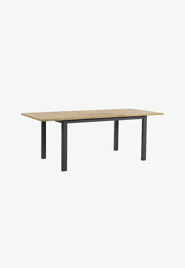 Mysig brafab bord i svart färg gjord i teak.
