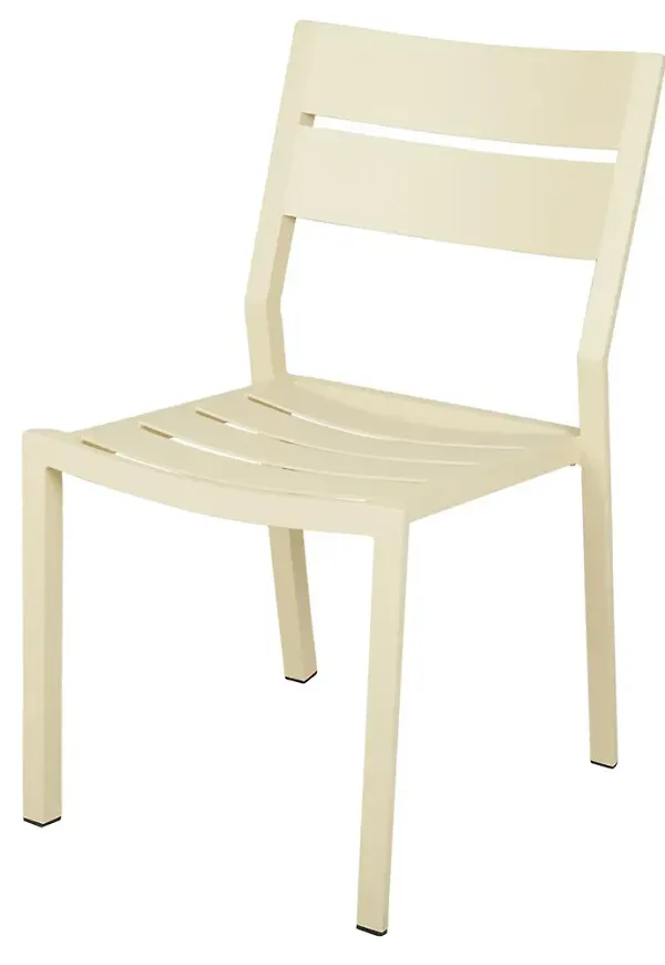 Supersnygg matstol i aluminium från Brafab.