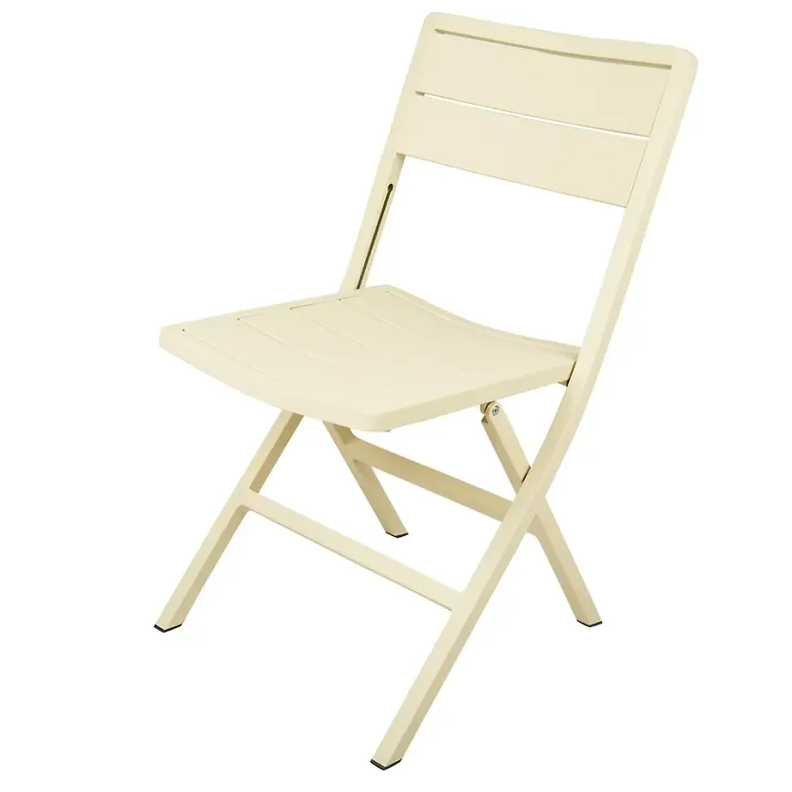 Klassisk matstol i aluminium från Brafab.