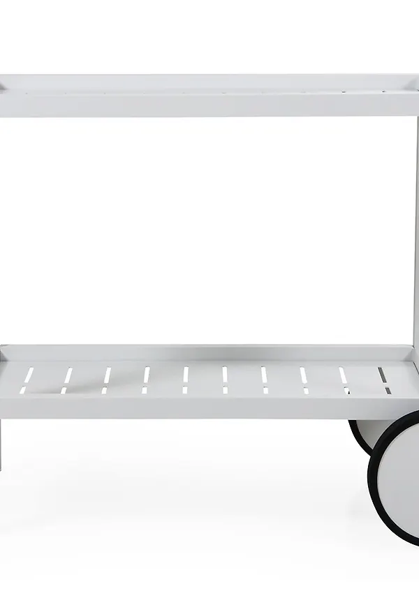 Riktigt snygg serveringsvagn i aluminium från Brafab.