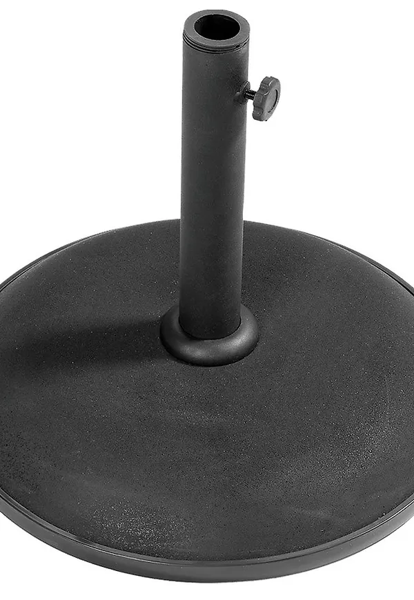 Vacker parasollfot i svart från Brafab.