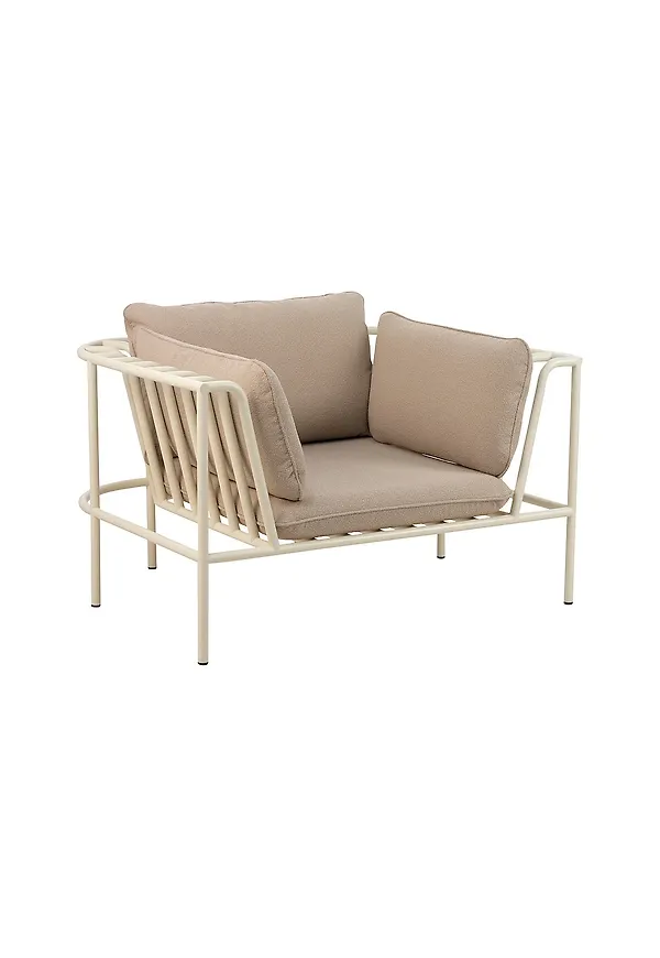 Fin beige fåtölj 2026 från Brafab.