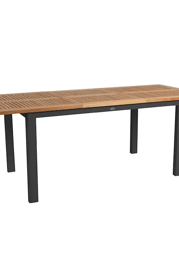 Smickrande bord i svart färg gjord i teak.