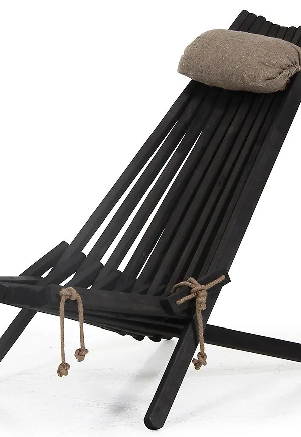 Riktigt snygg vilstol i svart från Brafab.