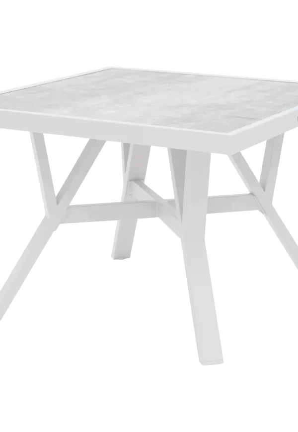 Söt vit bord i aluminium från Brafab.