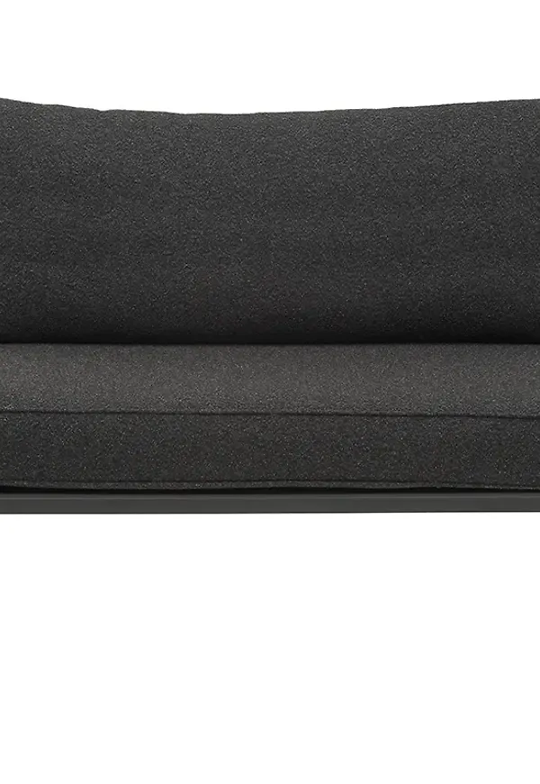 Svart Brafab-aluminiumsoffa i fantastiskt fin modell.