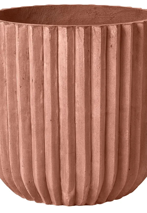 Stilriktig kruka i brunt från Broste Copenhagen.