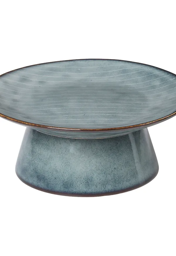 Blå Broste Copenhagen-tårtfat i elegant modell.