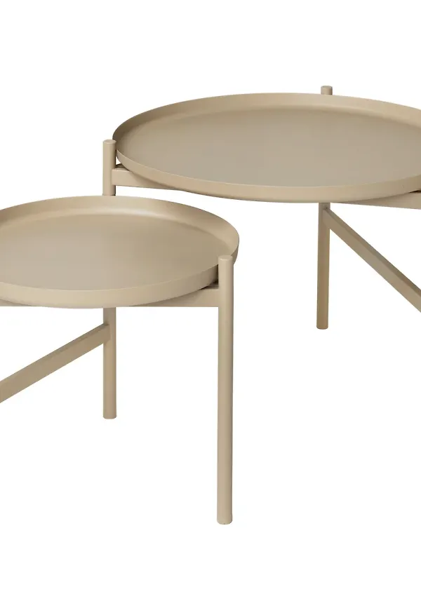 Grå Broste Copenhagen-sidobord i vacker modell.