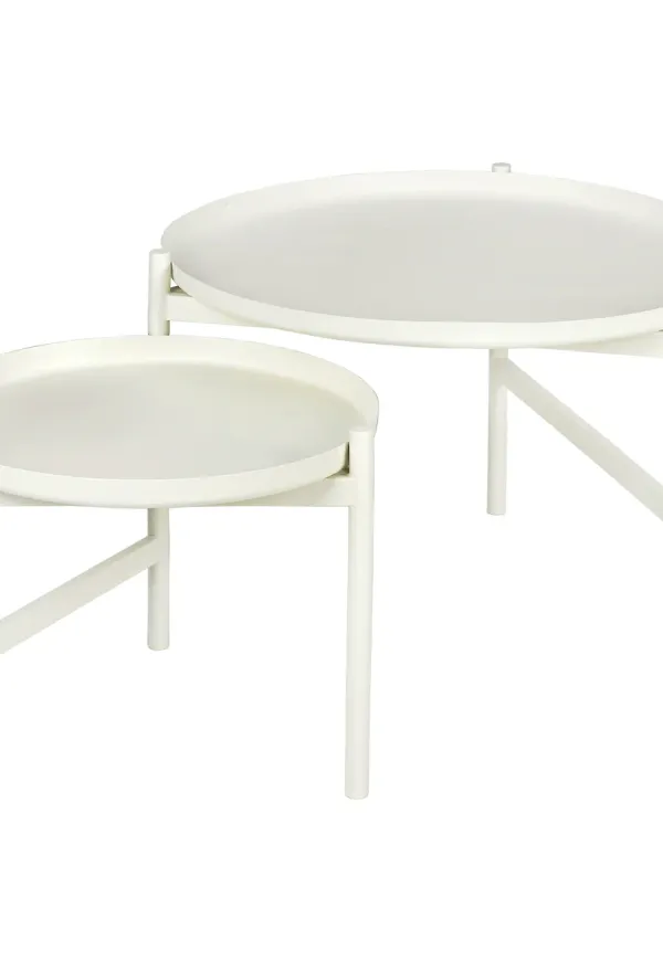 Härlig vit sidobord 2025 från Broste Copenhagen.