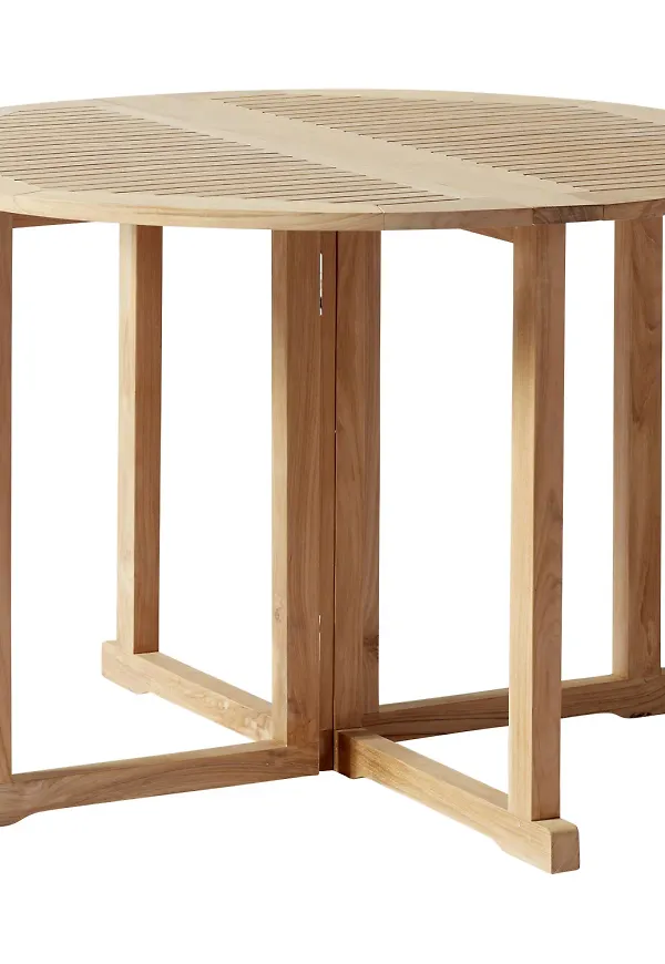 Jättefin bord i teak från Cinas.