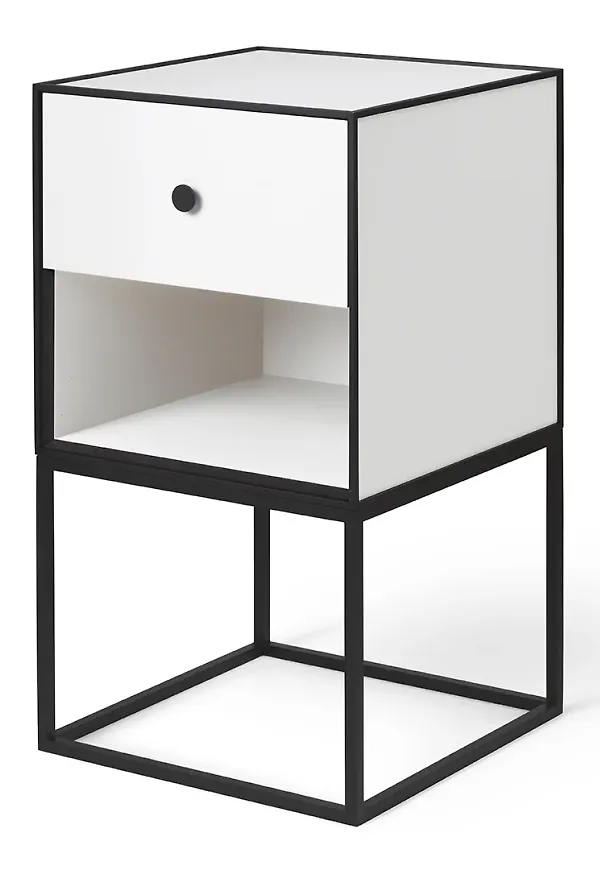 Vit By Lassen-avlastningsbord i vacker modell.