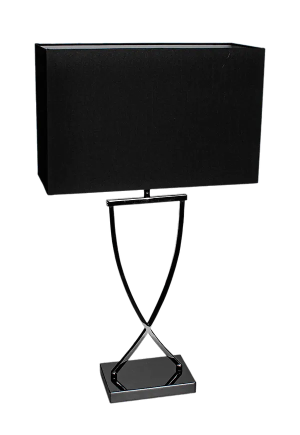 Svart By Rydéns-bordslampa i exklusiv modell.