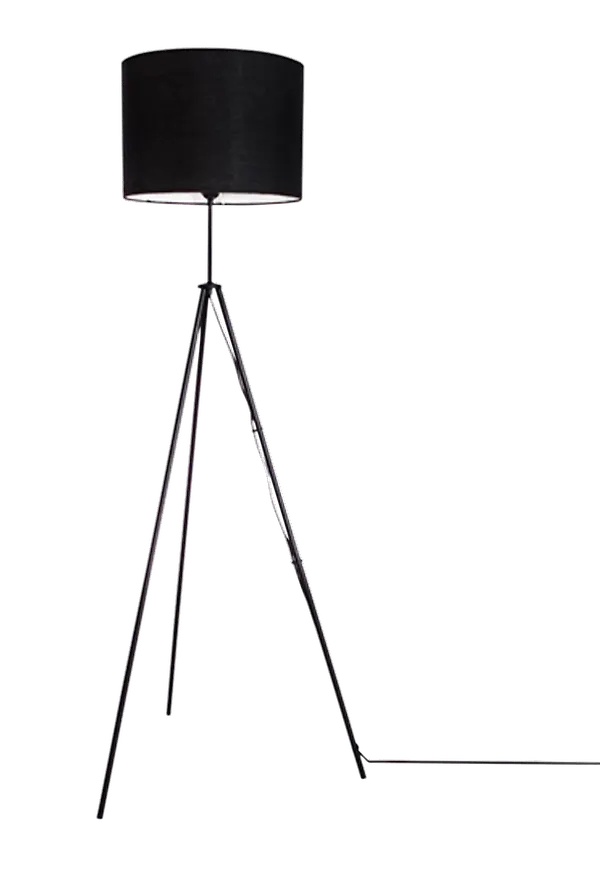 Fantastiskt snygg golvlampa i bomull från By Rydéns.