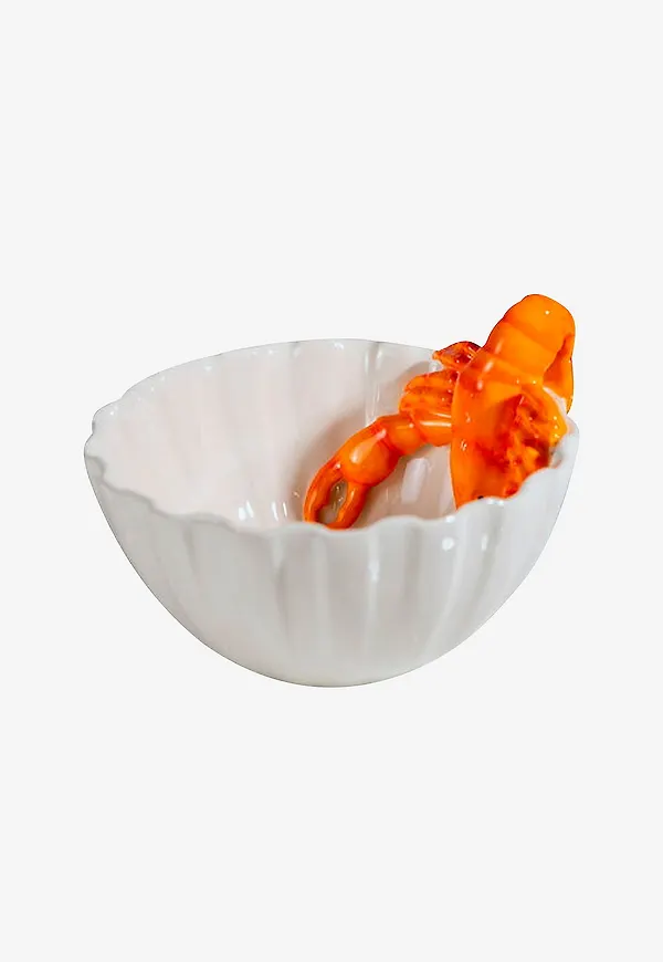 Vit ByON-serveringsskål i klassisk modell.