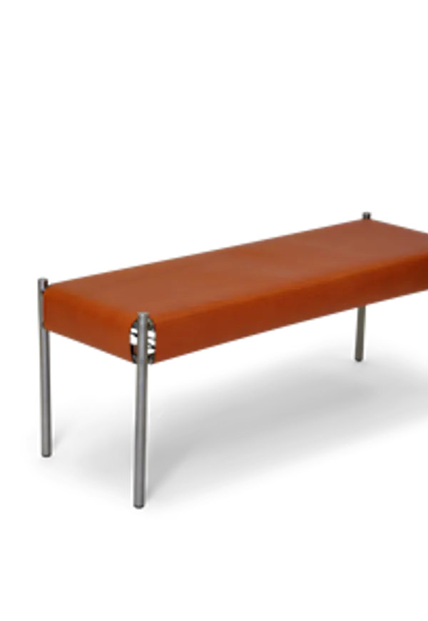 Riktigt fin brun bänk i läder från OX DENMARQ.