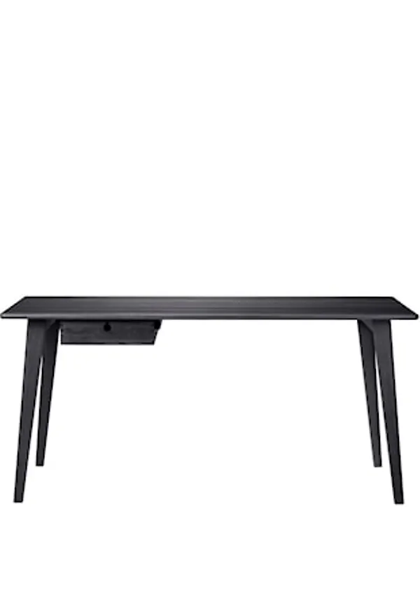 Modern svart bord i ek från FDB Møbler.