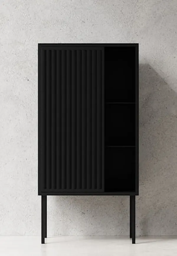Fantastiskt snygg svart skåp 2025 från NICHBA.