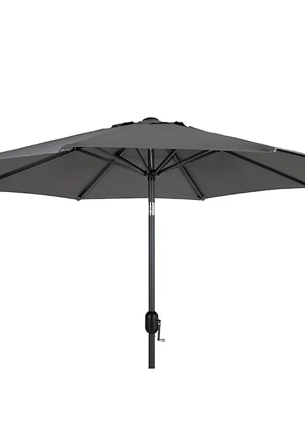 Klassisk aluminiumutemöbel i grått från Brafab.