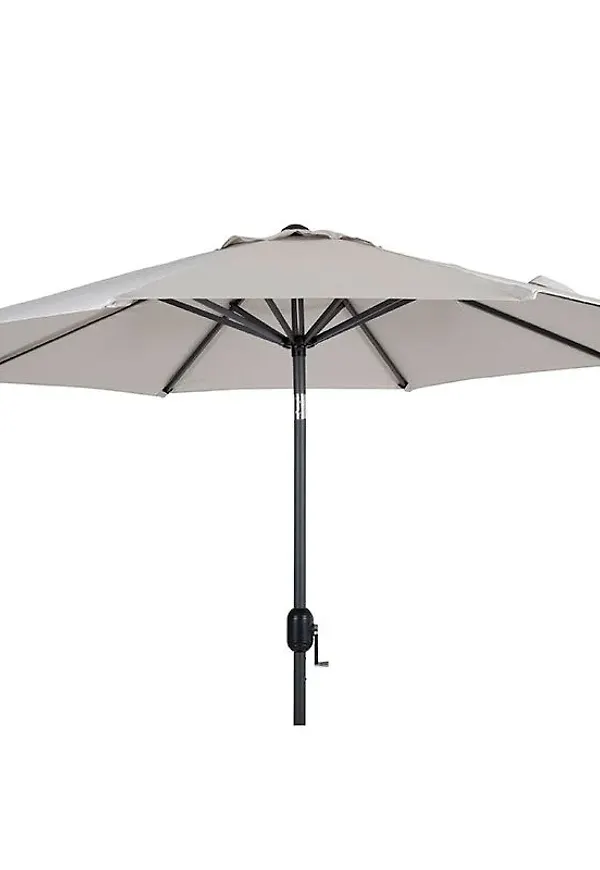 Söt brafab utemöbel i grå färg gjord i aluminium.