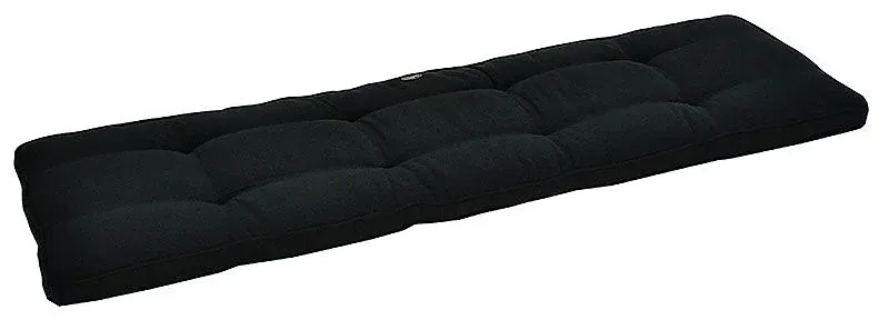 Svart Fritab-bänk i stilriktig modell.