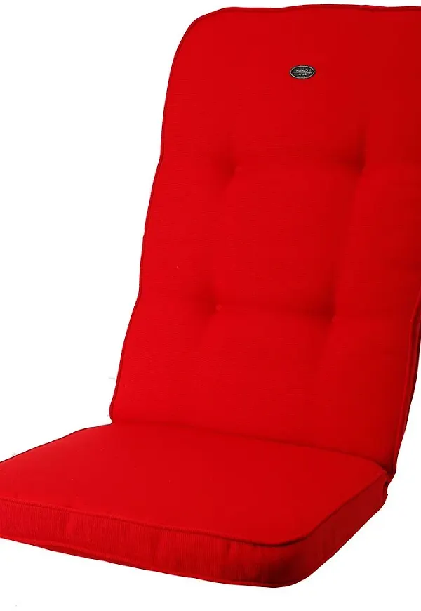 Röd Fritab-positionsstol i riktigt snygg modell.