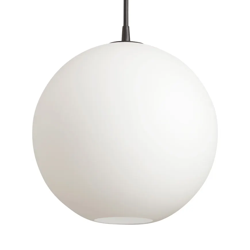 Svart Belid-taklampa i jättefin modell.