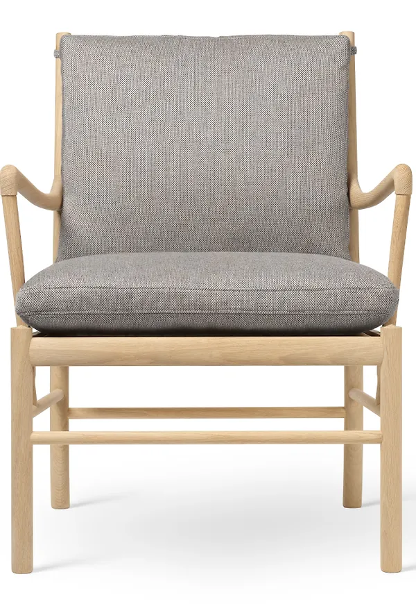Skön fåtölj i läder från Carl Hansen.