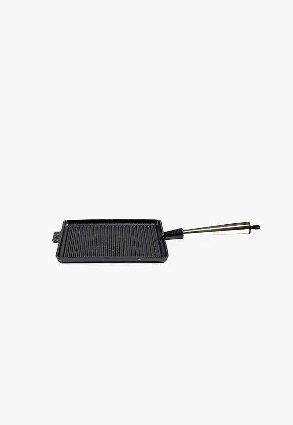 Svart Carl Victor-grillpanna i fantastiskt fin modell.