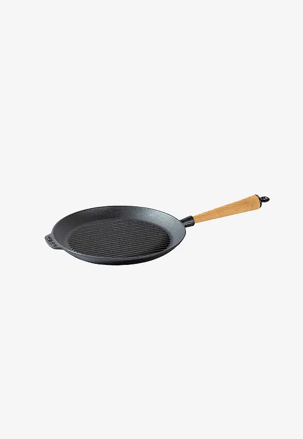 Svart Carl Victor-grillpanna i riktigt trendig modell.