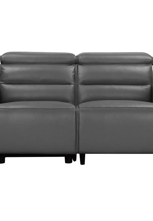 Moderiktig soffa i grått från Loft24.