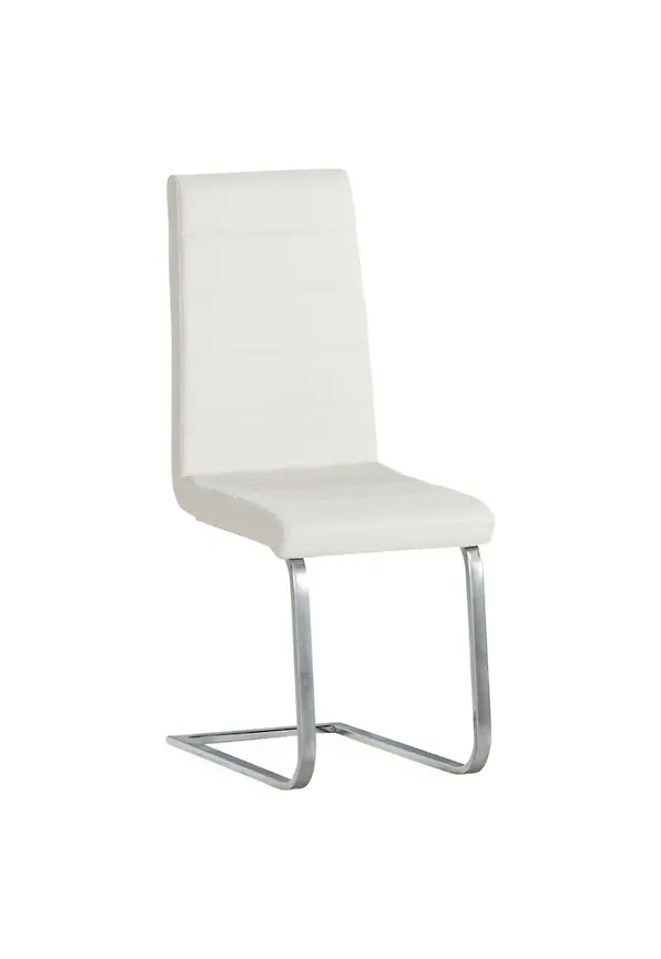 Vit Concept 55-matstol i modern modell.