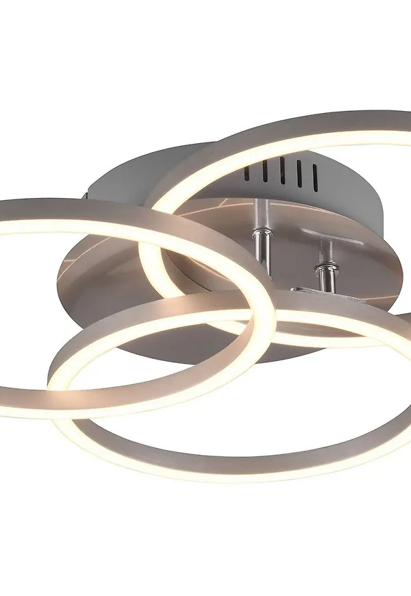 Smickrande hänglampa i silver från Trio Lighting.