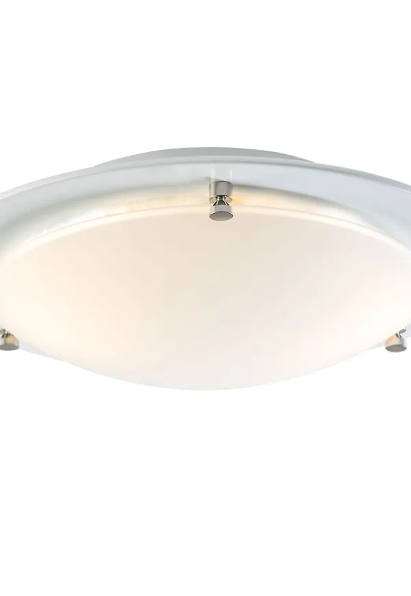 Vit Belid-aluminiumtaklampa i snygg modell.