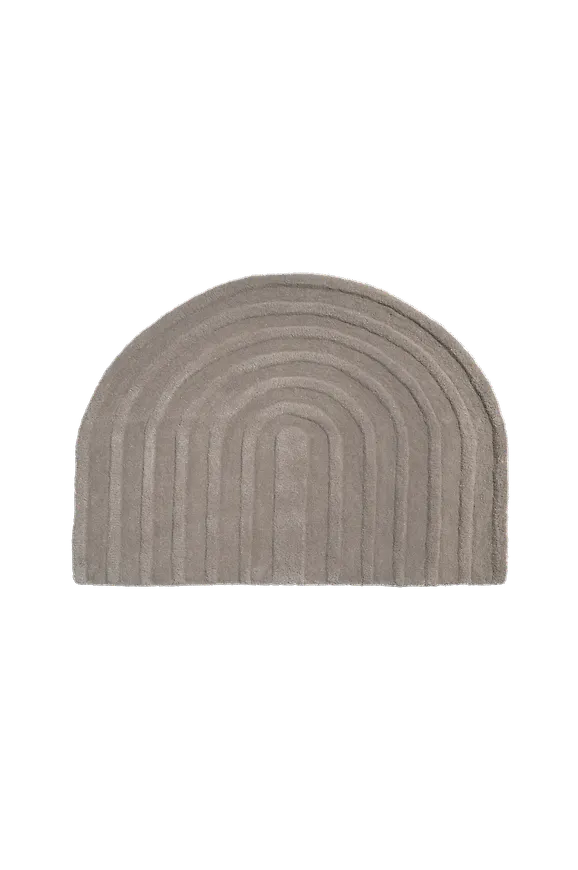 Jättesnygg dörr i silver färg gjord i ull.