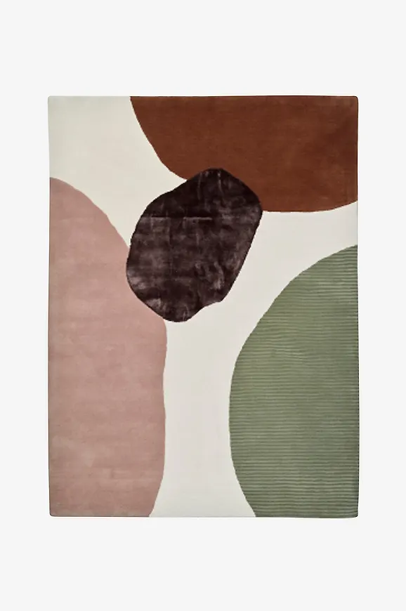 Grön Classic Collection-viskosmatta i riktigt snygg modell.