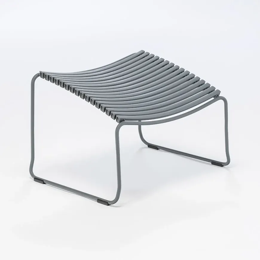 Grå Houe-aluminiumstol i trendig modell.