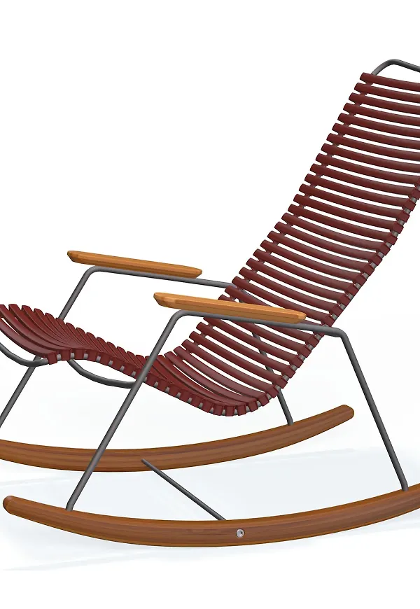 Trendig gungstol i aluminium från Houe.