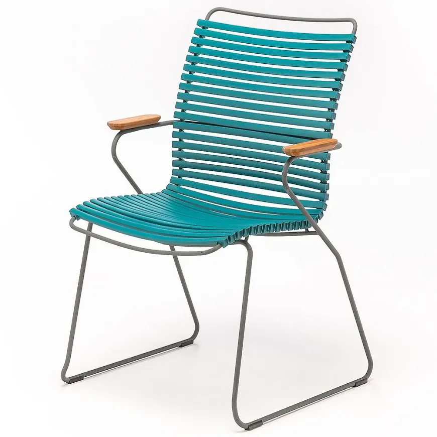 Superfin matstol i blått från Houe.