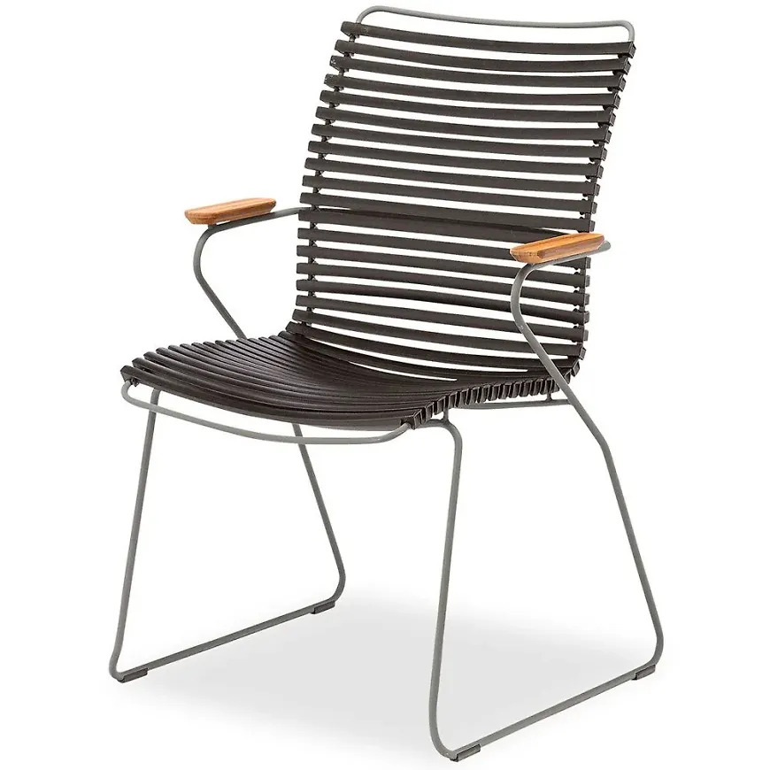 Fantastiskt fin svart barstol i aluminium från Houe.