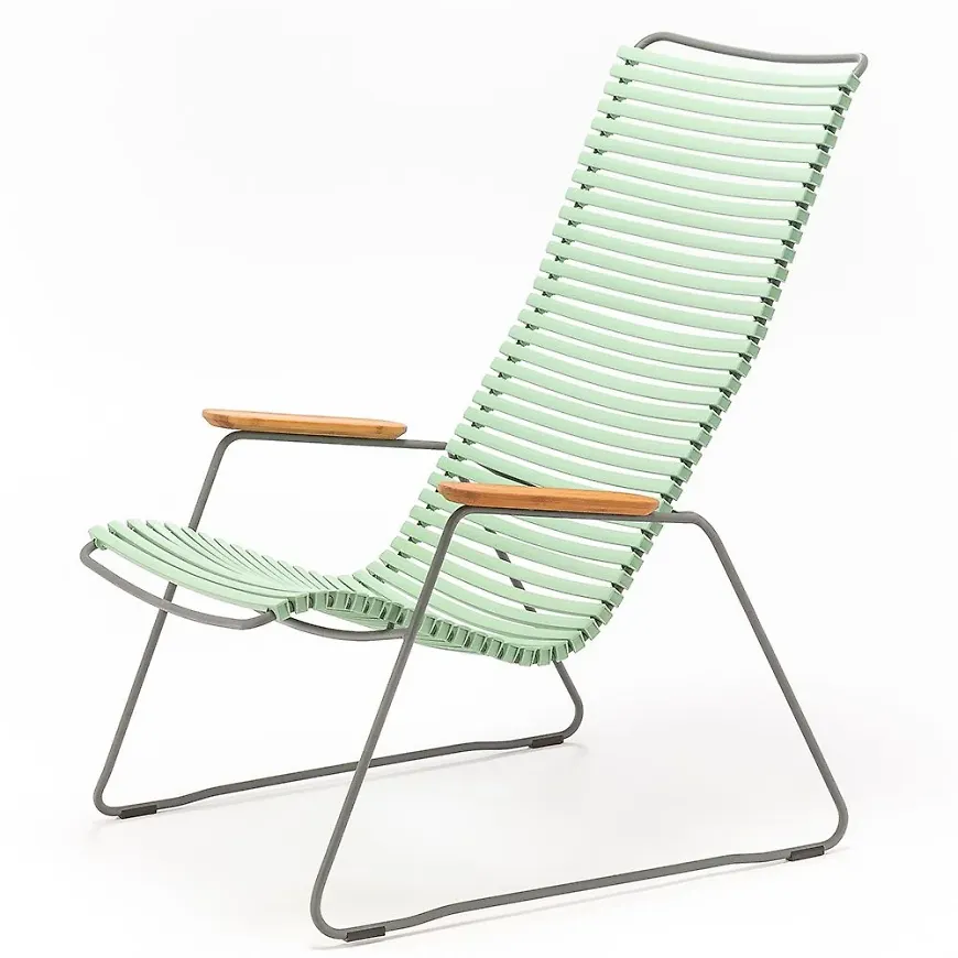 Grön Houe-loungestol i elegant modell.