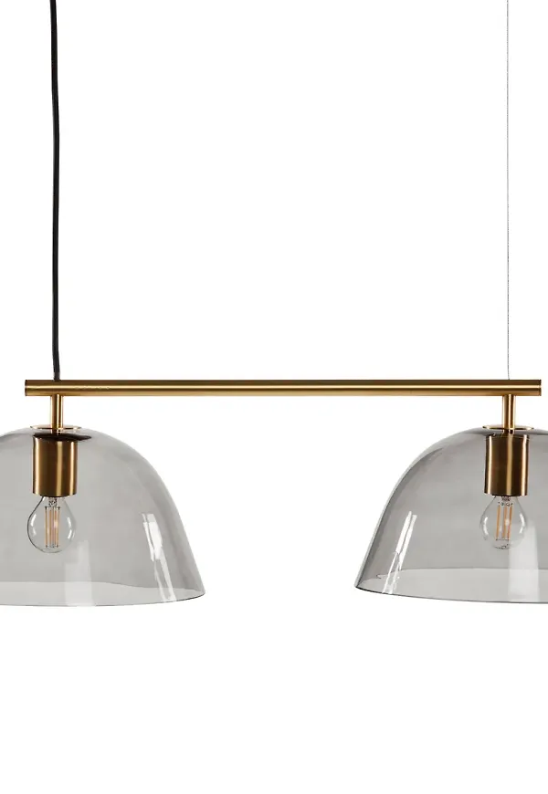 Fantastiskt snygg lampa i guldfärgat från CO Bankeryd.