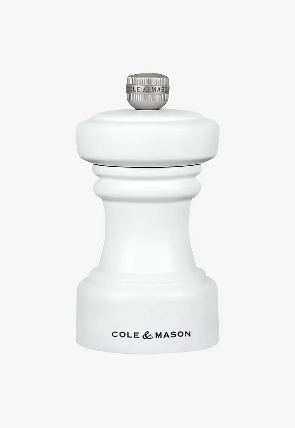 Vit Cole & Mason-kryddkvarn i skön modell.