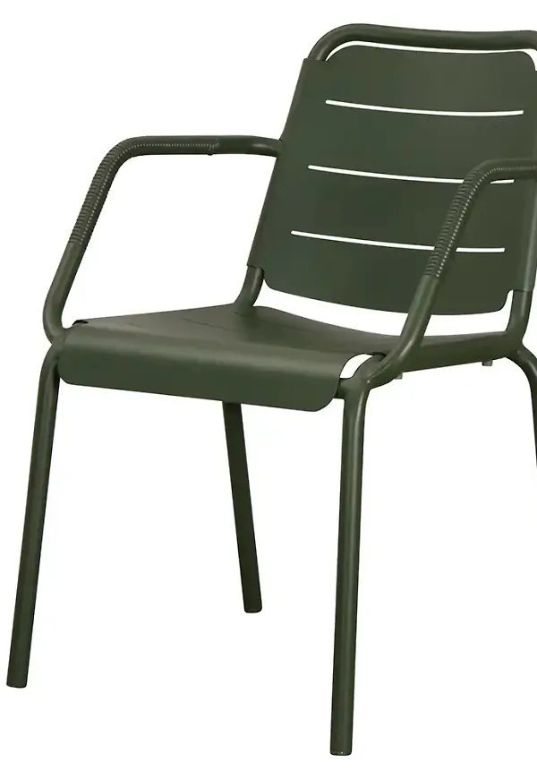 Riktigt snygg aluminiumkarmstol 2025 från Cane-Line.